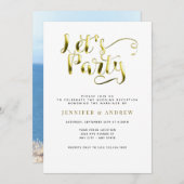 Invitations De Réception De Mariage Simple (Devant / Derrière)