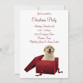 Invitations de Red Present Puppy (Devant)