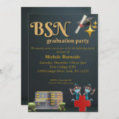 invitations de remise de diplôme rn (Devant / Derrière)