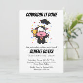 invitations de remise de diplômes modernes et tend (Debout devant)