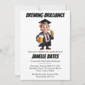 invitations de remise de diplômes modernes et tend (Devant)