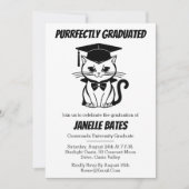 invitations de remise de diplômes modernes et tend (Devant)