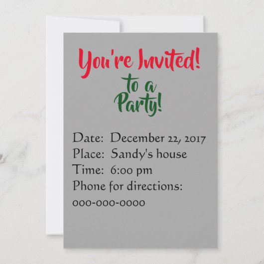 Invitations de rennes (Dos)