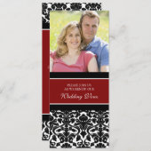 Invitations de renouvellement de la photo Red Dama (Devant / Derrière)