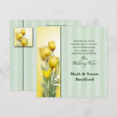 Invitations de renouvellement de mariage du printe (Devant / Derrière)