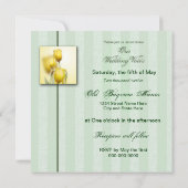 Invitations de renouvellement de mariage du printe (Dos)