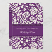 Invitations de renouvellement de voeu de mariage (Devant / Derrière)