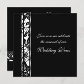 Invitations de renouvellement de Vow du Mariage no (Devant / Derrière)