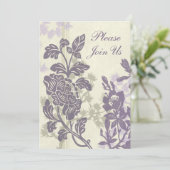 Invitations de renouvellement de Vow Mariage de fl (Debout devant)