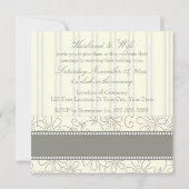 Invitations de renouvellement de Vow Mariage de ph (Dos)