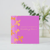 Invitations de renouvellement de Vow Mariage orang (Debout devant)