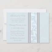 Invitations de renouvellement de Vow Mariage photo (Dos)