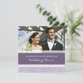 Invitations de renouvellement de Vow Mariage photo (Debout devant)