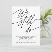 Invitations de renouvellement Vow Conception simpl (Debout devant)