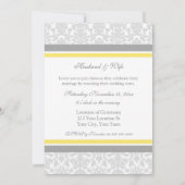 Invitations de renouvellement Vow de Lemon Grey Ma (Dos)