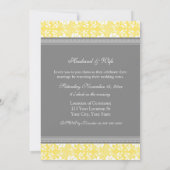 Invitations de renouvellement Vow de Lemon Grey Ma (Dos)