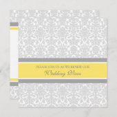 Invitations de renouvellement Vow de Lemon Grey Ma (Devant / Derrière)