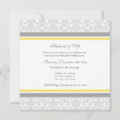 Invitations de renouvellement Vow de Lemon Grey Ma (Dos)