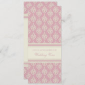 Invitations de renouvellement Vow Mariage Crème ro (Devant / Derrière)