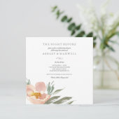 Invitations de répétition Aquarelle Floral Greeney (Debout devant)