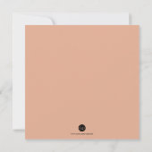 Invitations de répétition Aquarelle Floral Greeney (Dos)