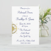 Invitations de répétition de Mariages nautiques bl (Debout devant)