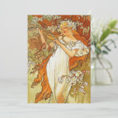 Invitations de ressort de Nouveau Alphonse Mucha (Debout devant)