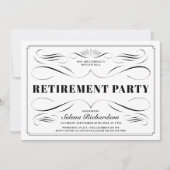 Invitations de retrait - défilement de couleurs pe (Devant)