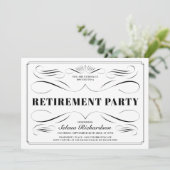 Invitations de retrait - défilement de couleurs pe (Debout devant)