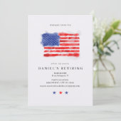 Invitations de retrait du drapeau américain Waterc (Debout devant)