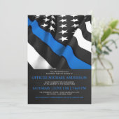 Invitations de retraite de la police| Drapeau des (Debout devant)