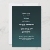 Invitations de retraite Festive Toast (Dos)