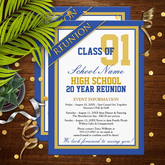 Invitations de réunion classique au lycée