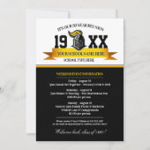 Invitations de réunion de classe de bannière Masco (Devant)