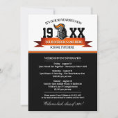 Invitations de réunion de classe de bannière Masco (Devant)