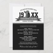 Invitations de réunion de classe de bannière Masco (Devant)
