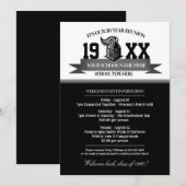 Invitations de réunion de classe de bannière Masco (Devant / Derrière)
