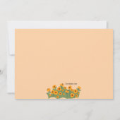 Invitations de réunion du club de jardin (Dos)