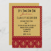Invitations de réunion familiale (Devant / Derrière)