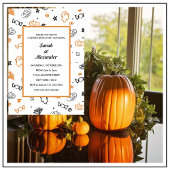 Invitations de révélation de genre Halloween d'oct