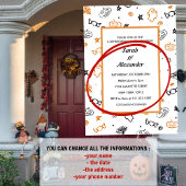 Invitations de révélation de genre Halloween d'oct