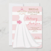 Invitations de robe de mariage de Fête de la (Devant)