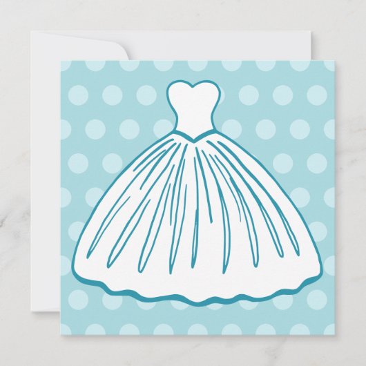 Invitations de robe mariage (Devant)