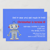 Invitations de robots (Devant / Derrière)