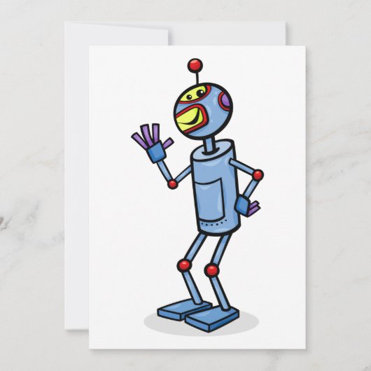 Invitations de robots dansants (Devant)