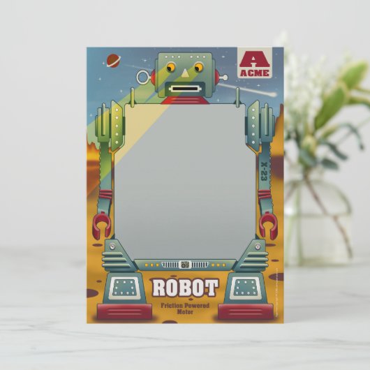 Invitations de robots Party (Debout devant)