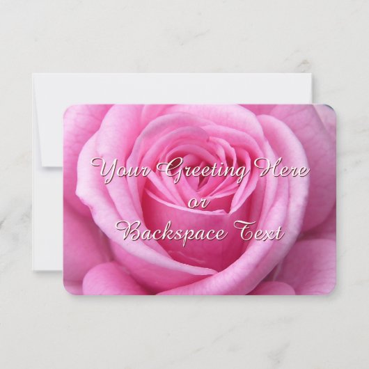Invitations de roses Cartes RSVP personnalisées Ro (Devant)