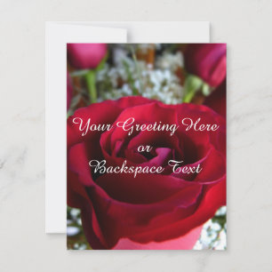 Invitations de roses Cartes RSVP Roses personnalis