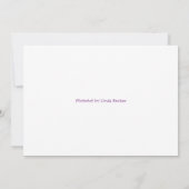 Invitations de Roses vintages (Dos)