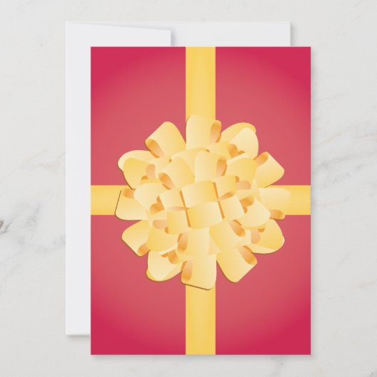 Invitations De Ruban Et De Bow (Devant)